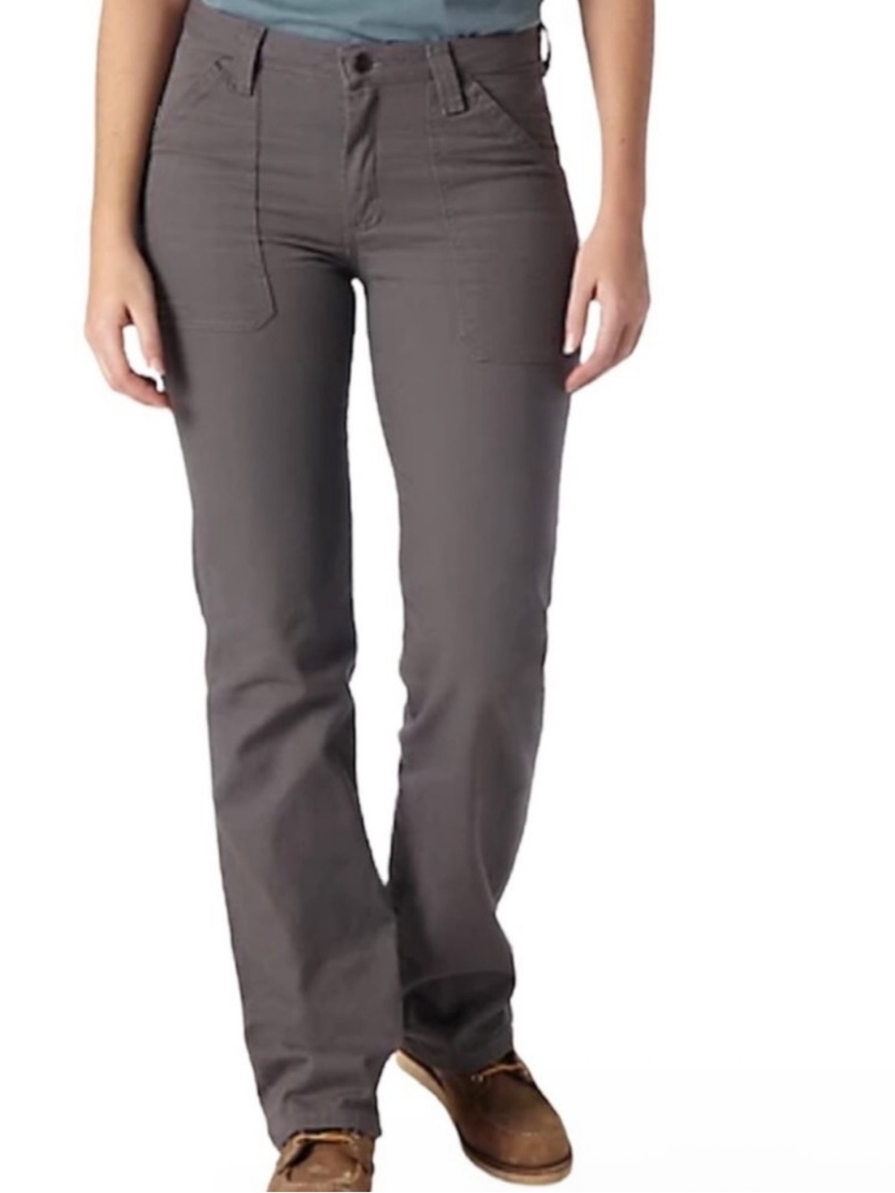 Wrangler Riggs Workwear Boot Cut Work / Casual Wear Gray Pants  Size  12 X32 New